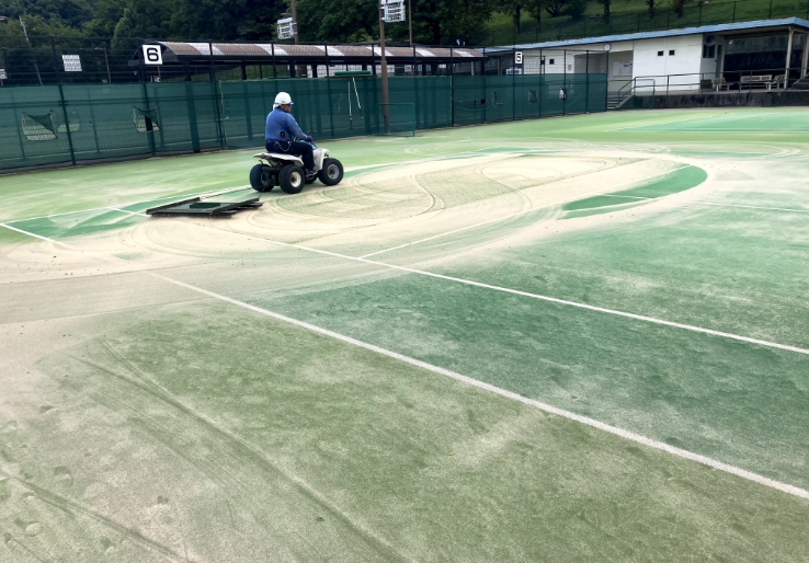 砂入り人工芝の充填砂について